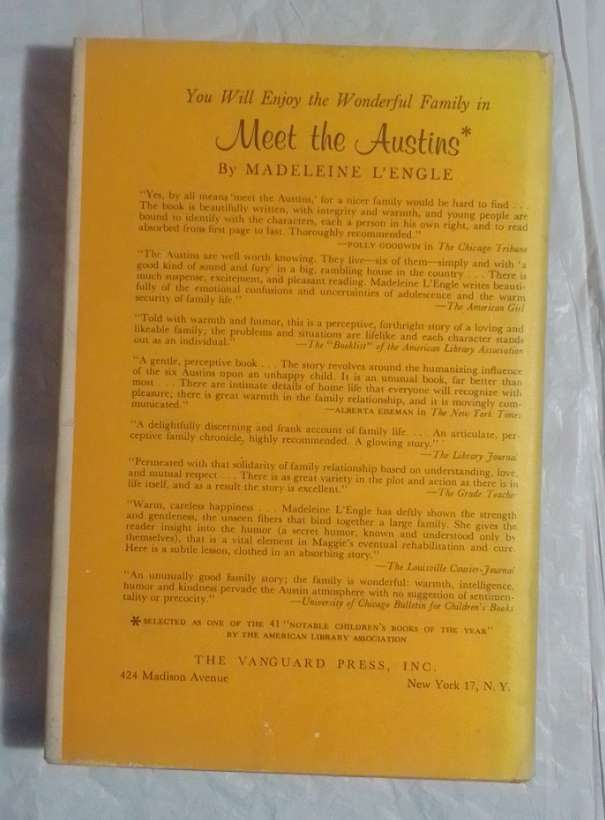 Meet the austins- By: Madeleine L'Engle
