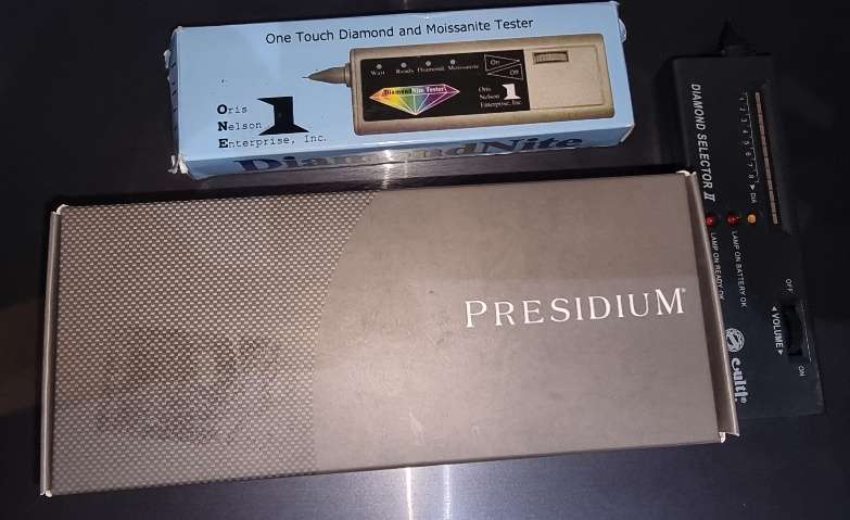 Set of 3 Diamond Testers Industry Standard Diamond Select II Diamondnite Presidium Multi tester III