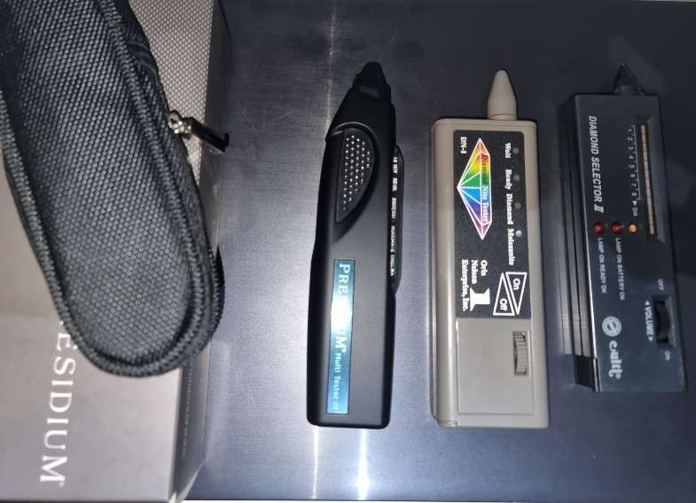 Set of 3 Diamond Testers Industry Standard Diamond Select II Diamondnite Presidium Multi tester III