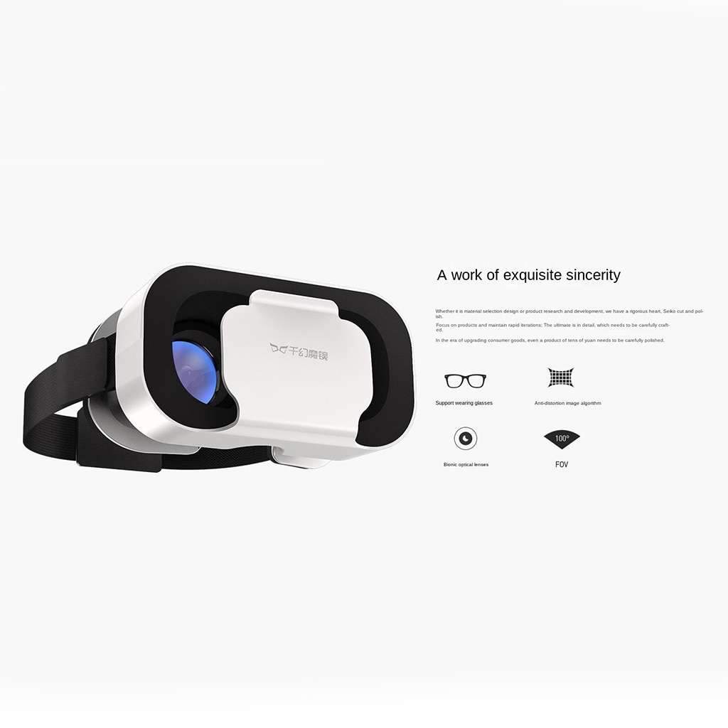 3D Virtual Reality VR head Mounted Glasses For 4.76.5 Inch Mobile Phones