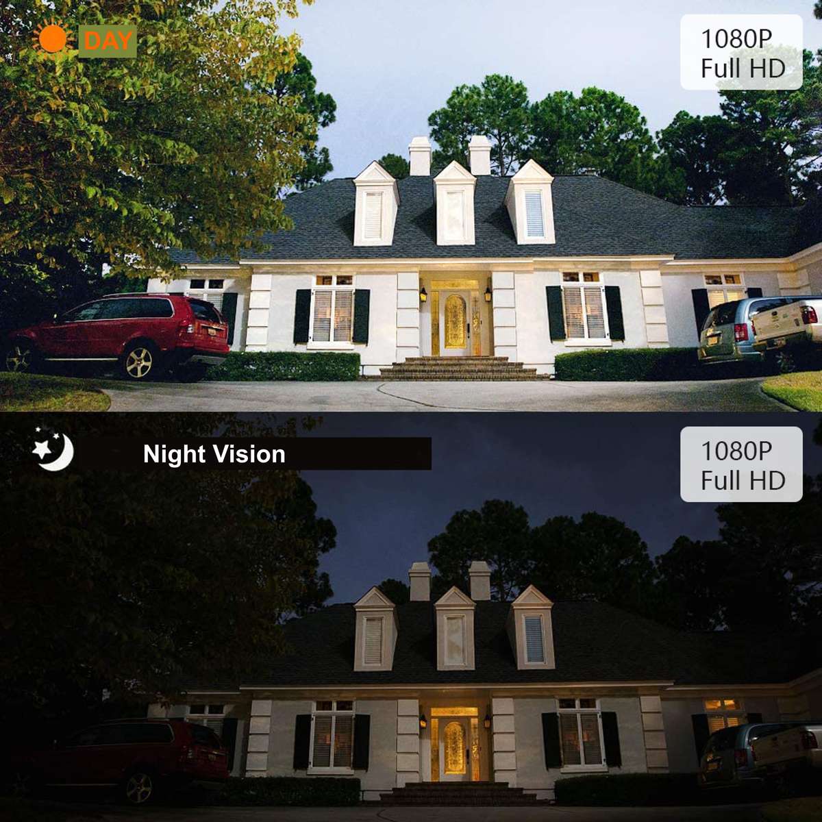 All Weather Home HD Wireless Security Camera With 2 Way Audio