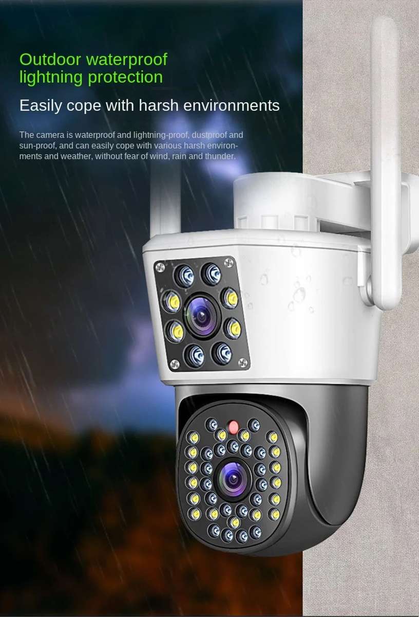 44LED Night Vision Dual View HD Wireless Network Security Camera
