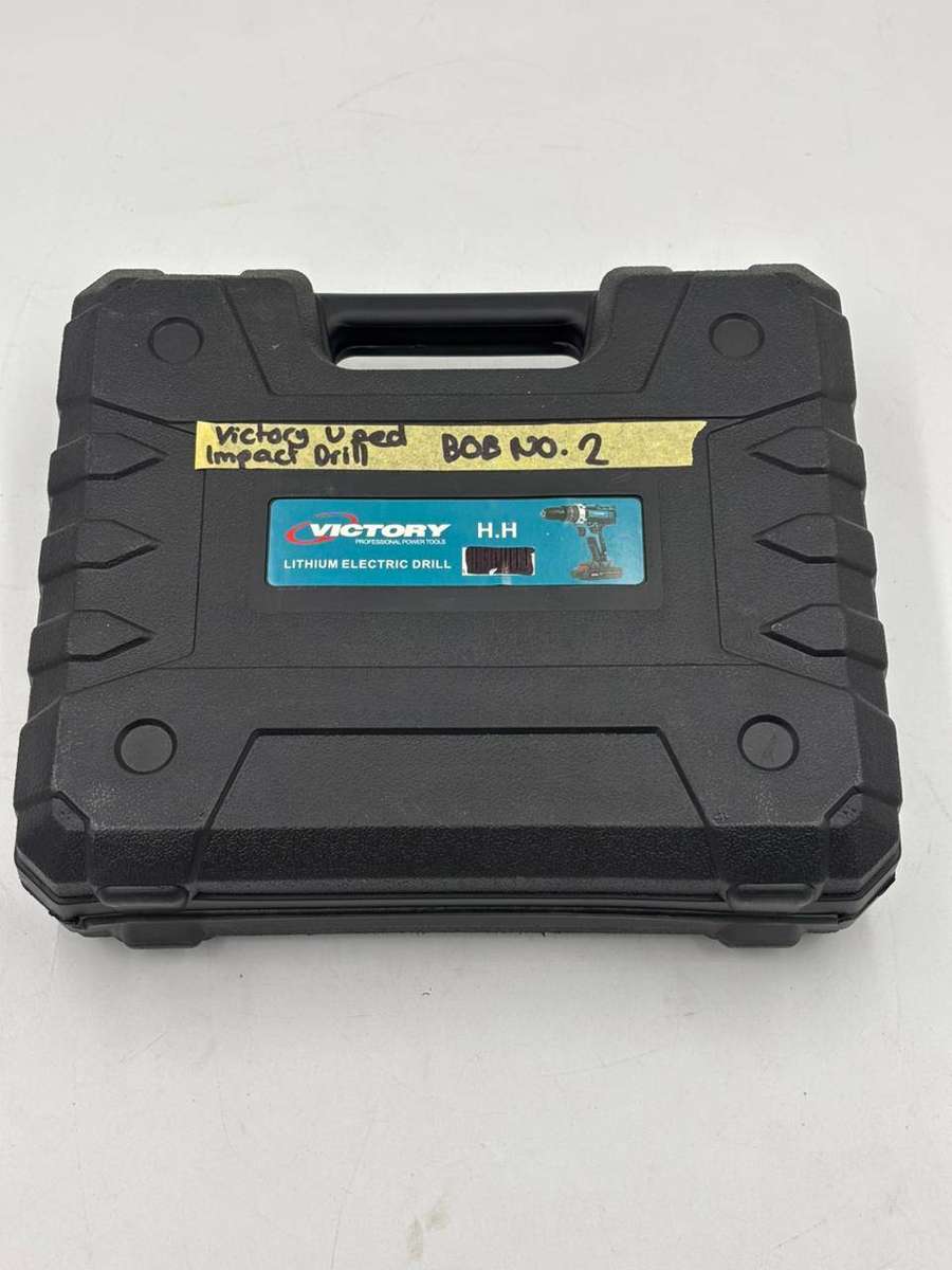 28 Pc Wireless Impact Drill Set With 2 Lithium Battery Packs, Case