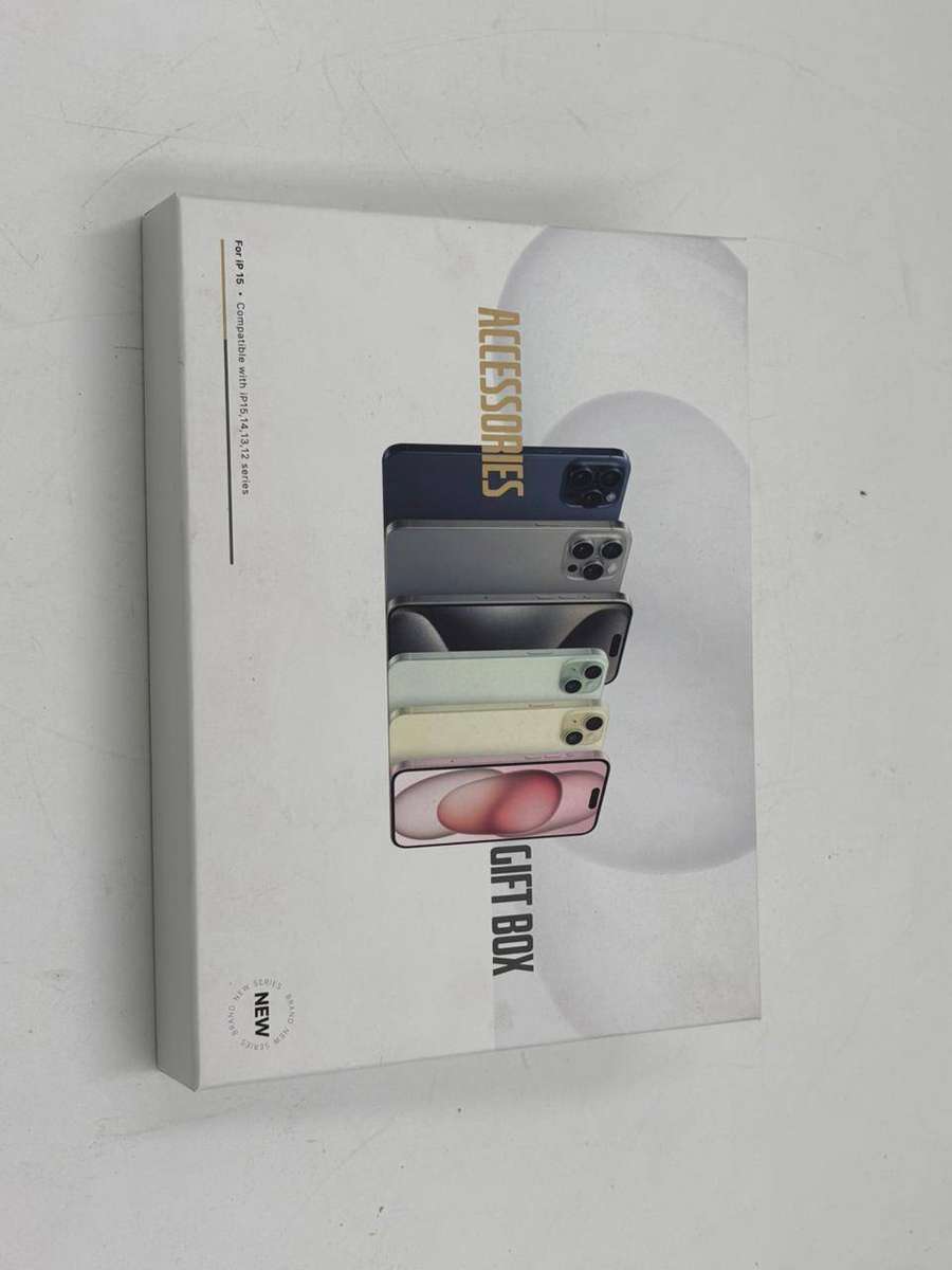 6 Piece Gift Box Accessory Kit for iPhone 15 Plus
