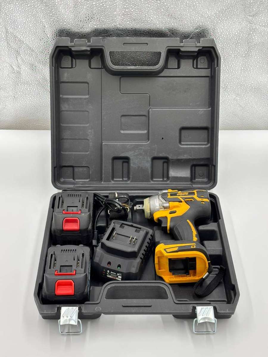 Al And Afa 7 Pc Wireless 360nM Torque Impact Wrench Set, 2 Batteries, Charging Dock & Case