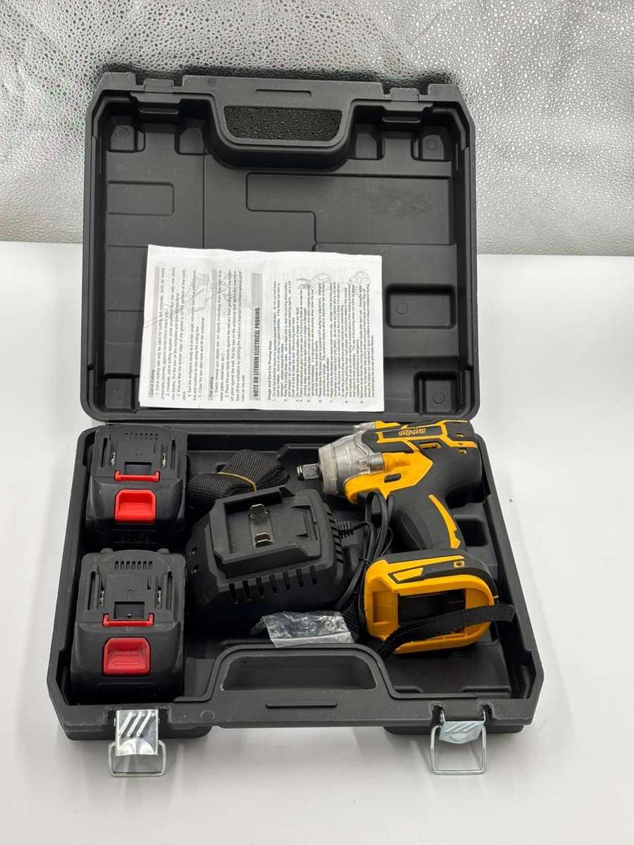Al And Afa 7 Pc Wireless 360nM Torque Impact Wrench Set, 2 Batteries, Charging Dock & Case