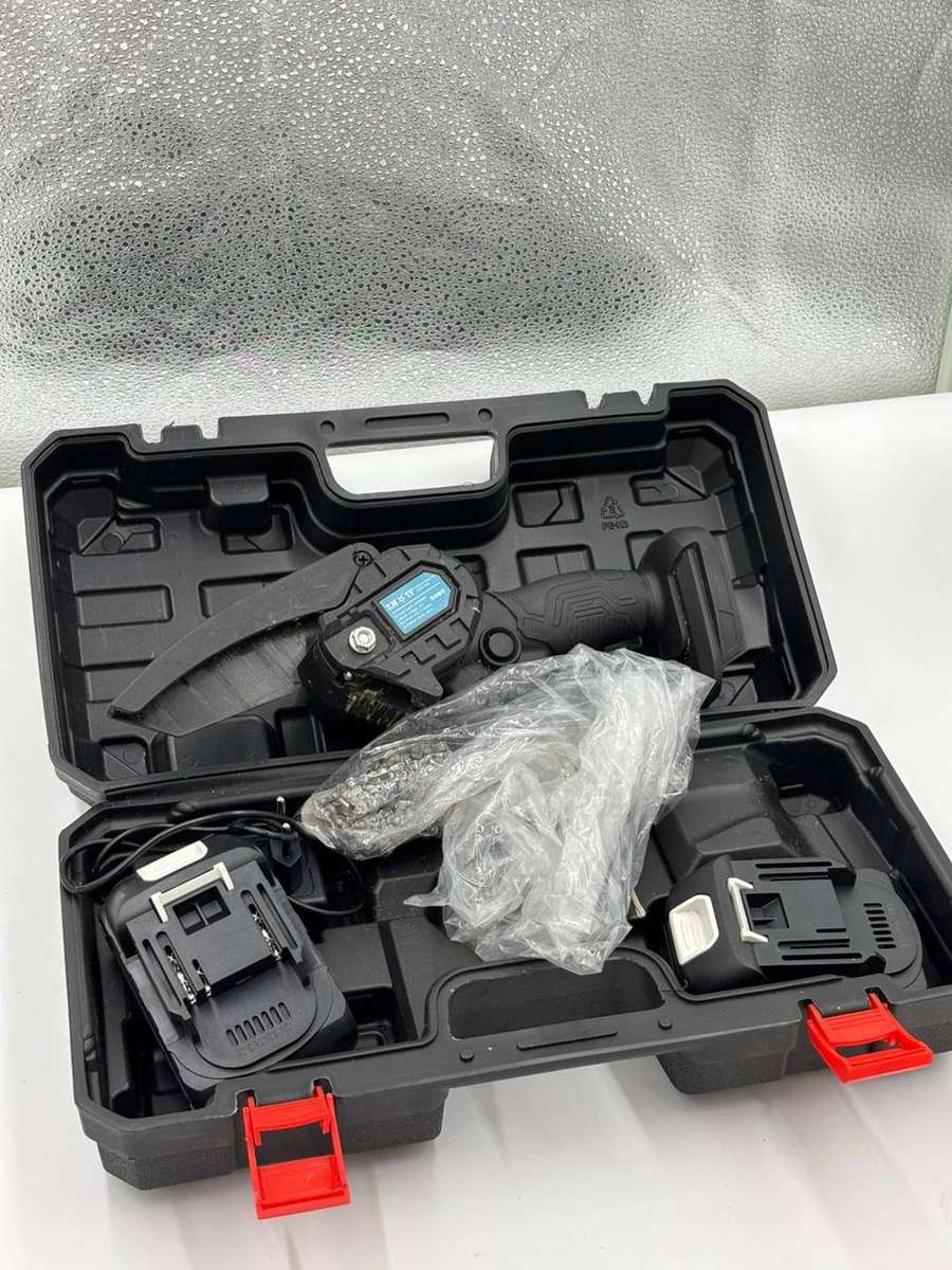 Cordless Handheld Chain Saw With 2 Lithium Battery Pack
