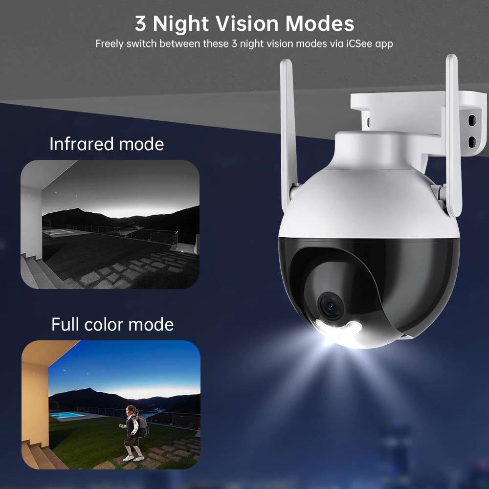 Smart HD Dome 355° Wireless Network Operated Security Camera