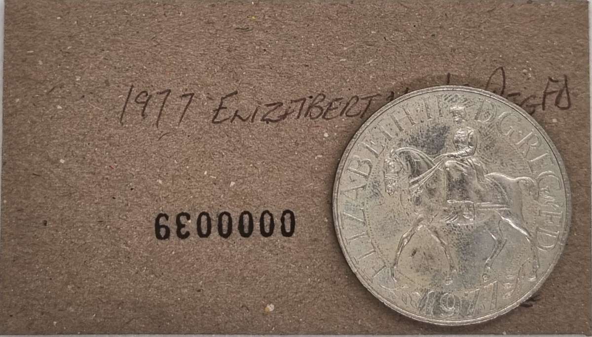 1977 Elizabeth DG REG FD Nickle Crown