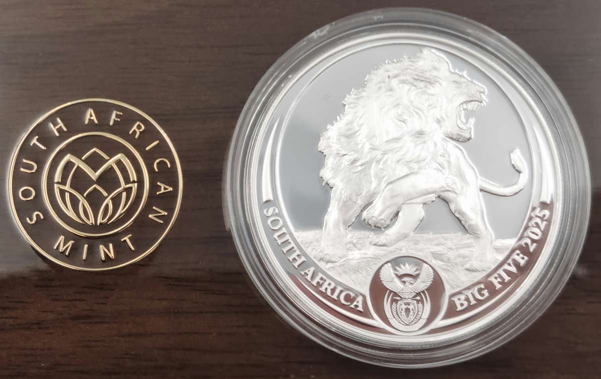 2025 1oz Silver Krugerrand Lion Privy Mark and 1oz Silver Lion Combo Set Series 3