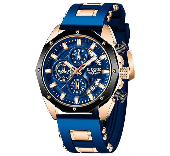 Lige Mens Quarts Watch