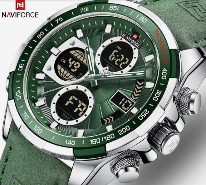NaviForce NF9197L Dual Display with Date & Chronograph Functions