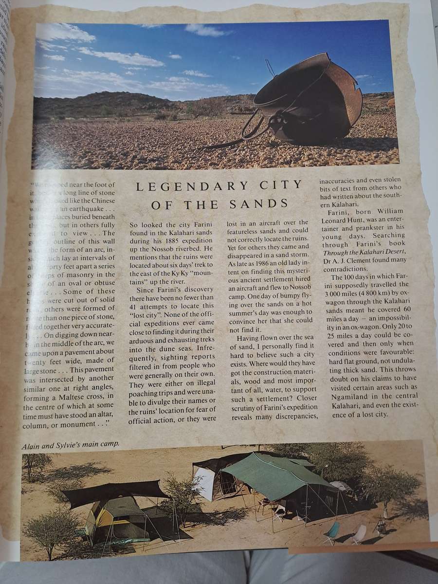 KALAHARI RIVERS OF SAND. By A Degre & Others