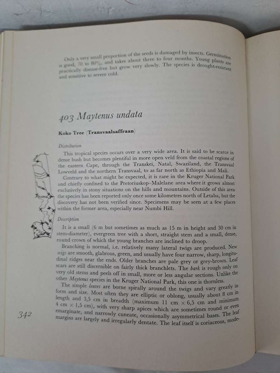 TREES OF THE KRUGER NATIONAL PARK.  2 volumes. By P Van Wyk.