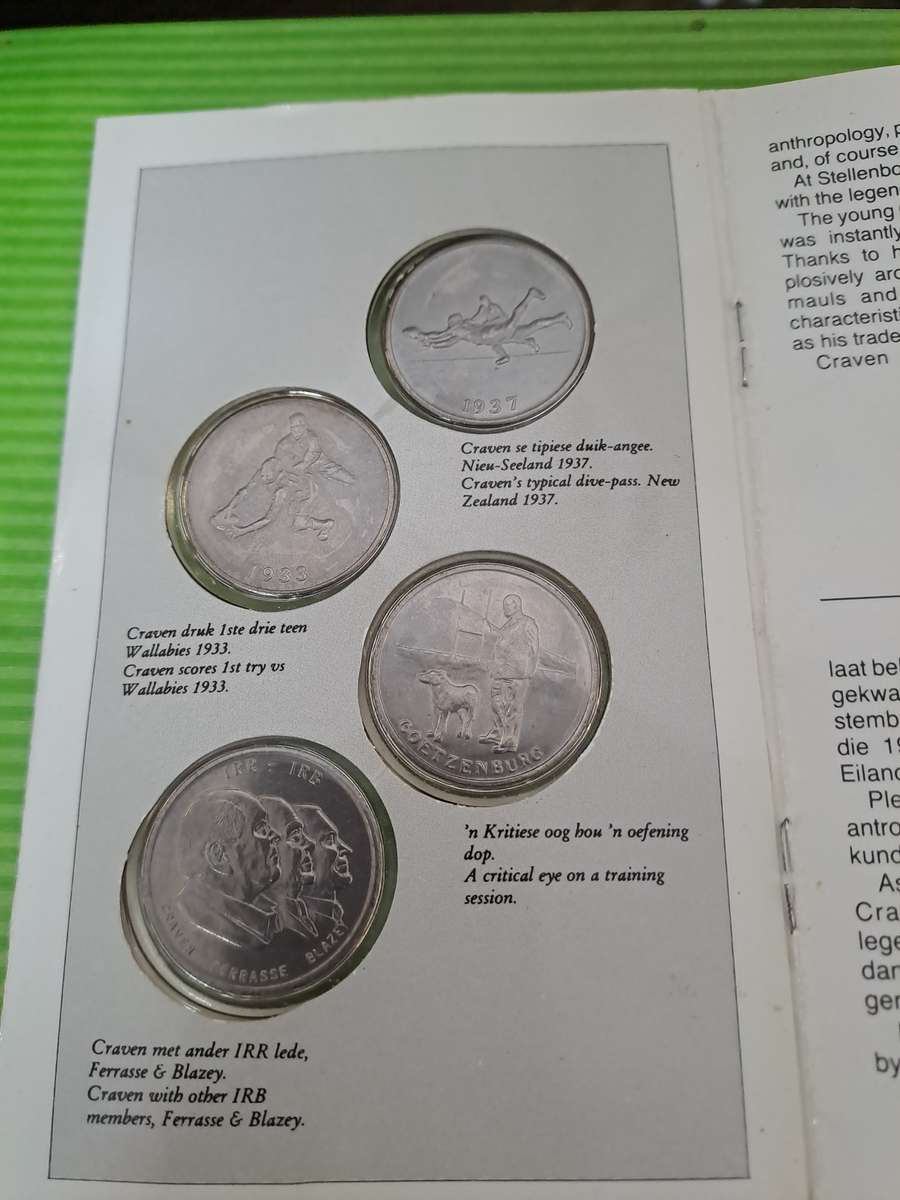 DANIE CRAVEN 50 YEARS/ JARE COINS