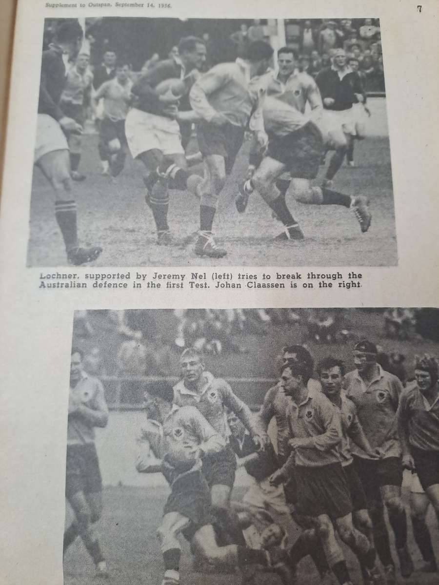 MEMROBILIA SPRINGBOK RUGBY TOURCTO AUSTRALIA AND NEW ZEALAND 1956