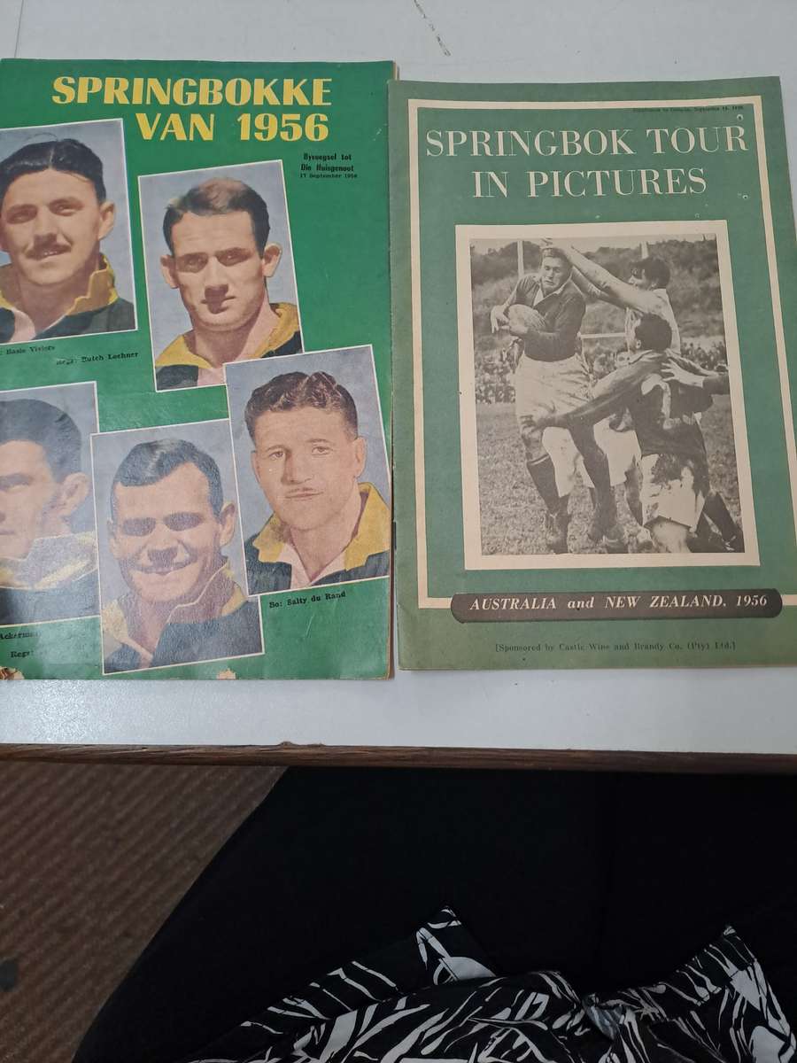 MEMROBILIA SPRINGBOK RUGBY TOURCTO AUSTRALIA AND NEW ZEALAND 1956
