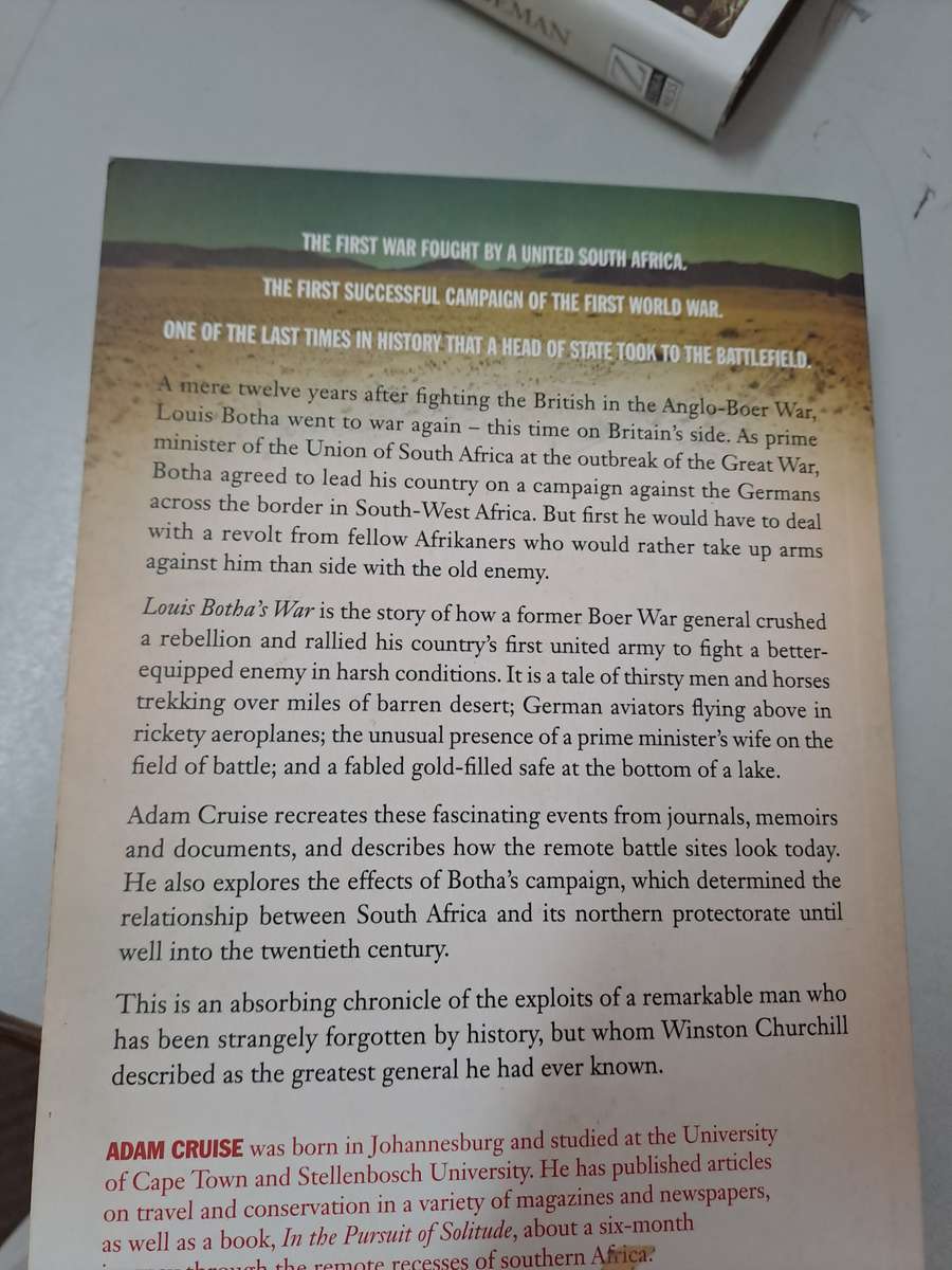 LOUIS  BOTHA'S WAR. By A Cruise