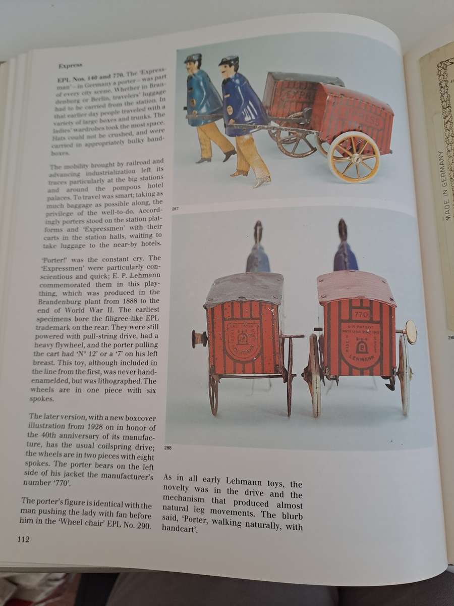 LEHMANN TOYS . A history of.E P Lehmann 1881 to 1991