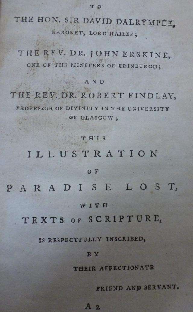 MILTON'S PARADISE LOST.  -  SCARCE  2ND EDITION. (John Milton)