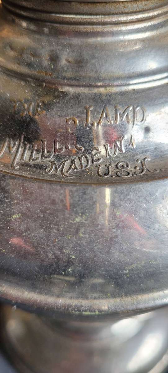 PAIR VINTAGE OIL LAMPS