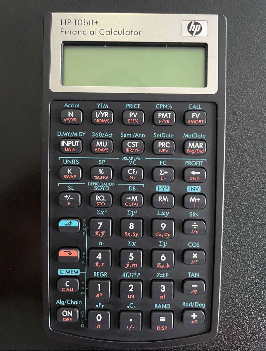 HP 10bII+ Financial Calculator