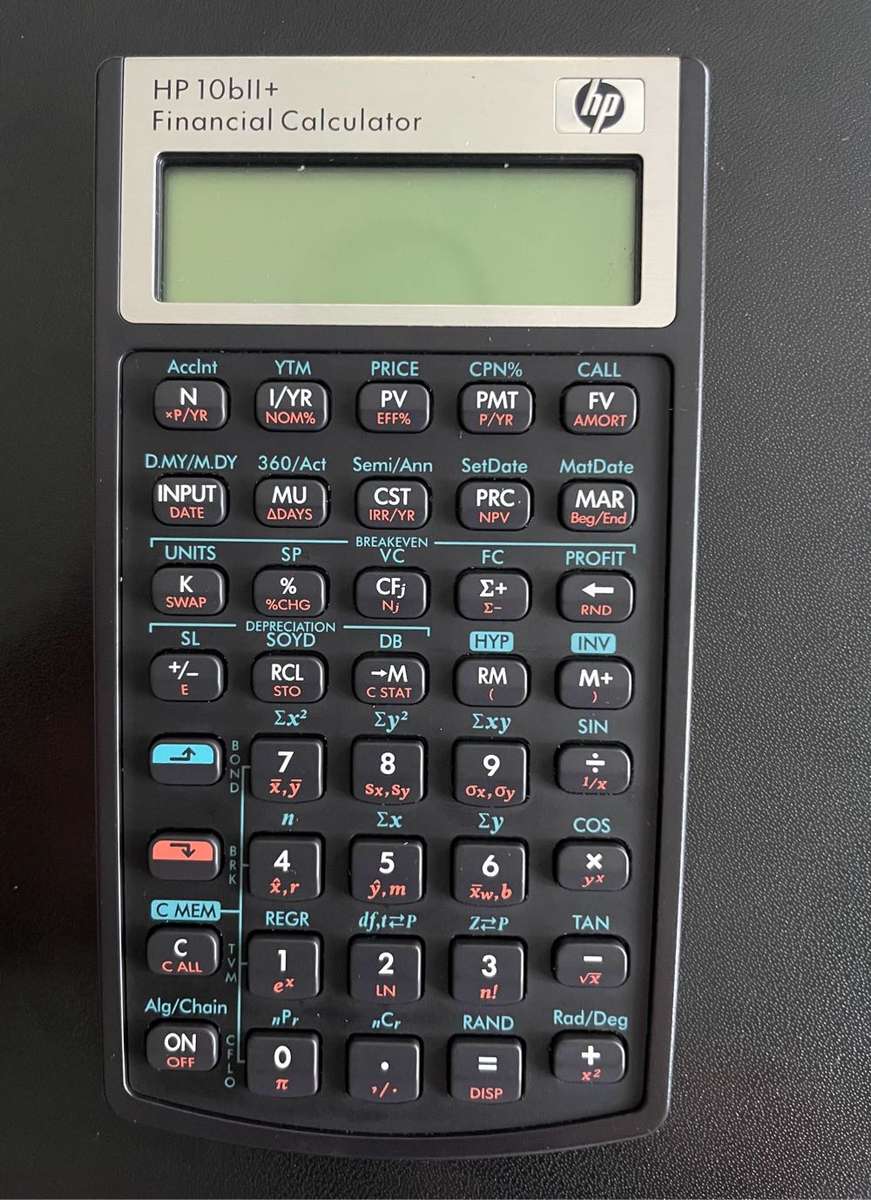 HP 10bII+ Financial Calculator