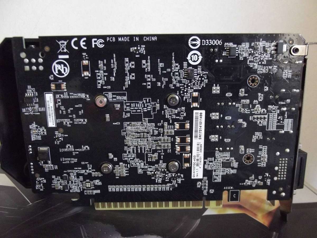 Gigabyte GTX 1050TI 4GB