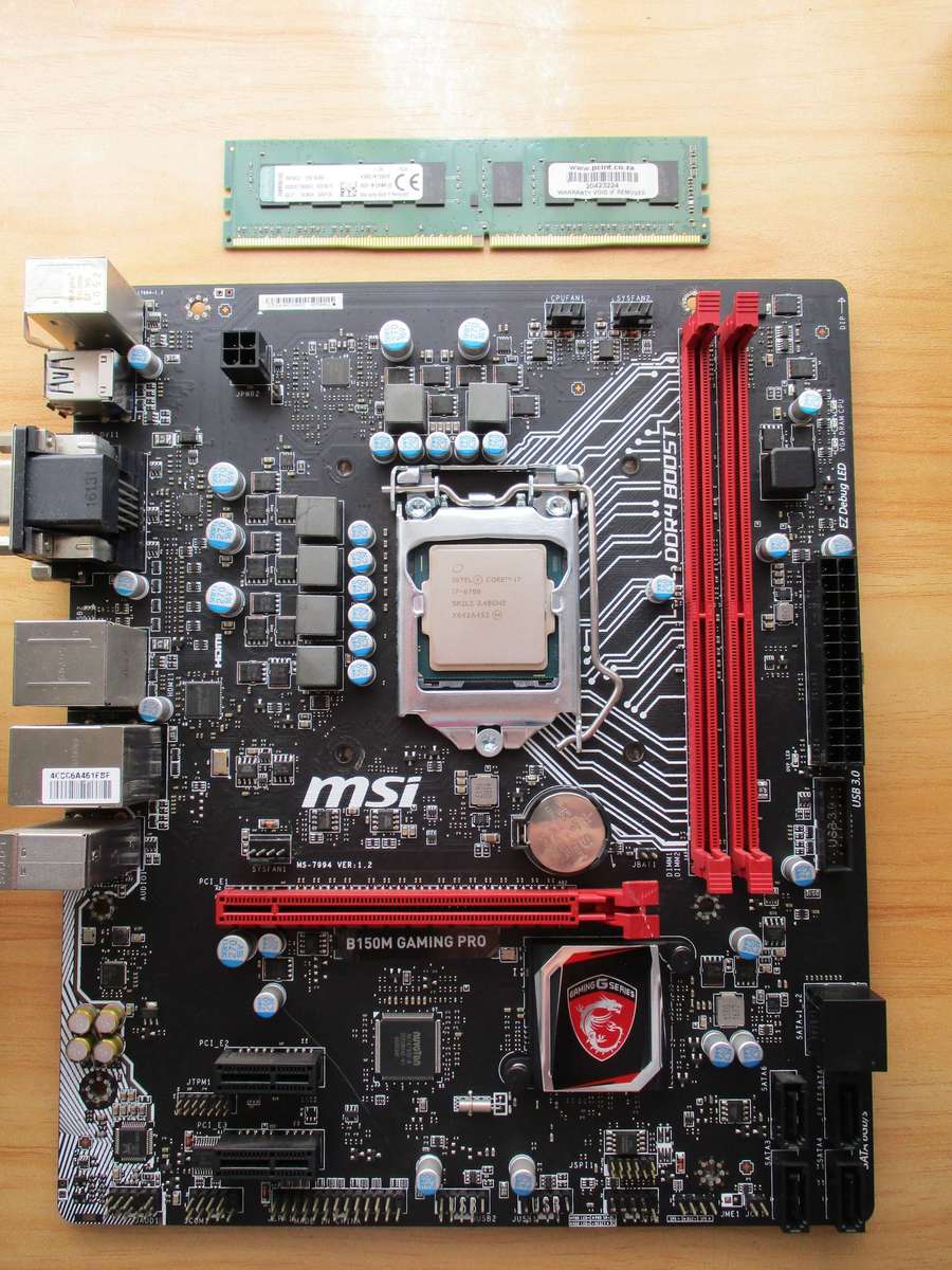 I7-6700 + Motherboard and Memory