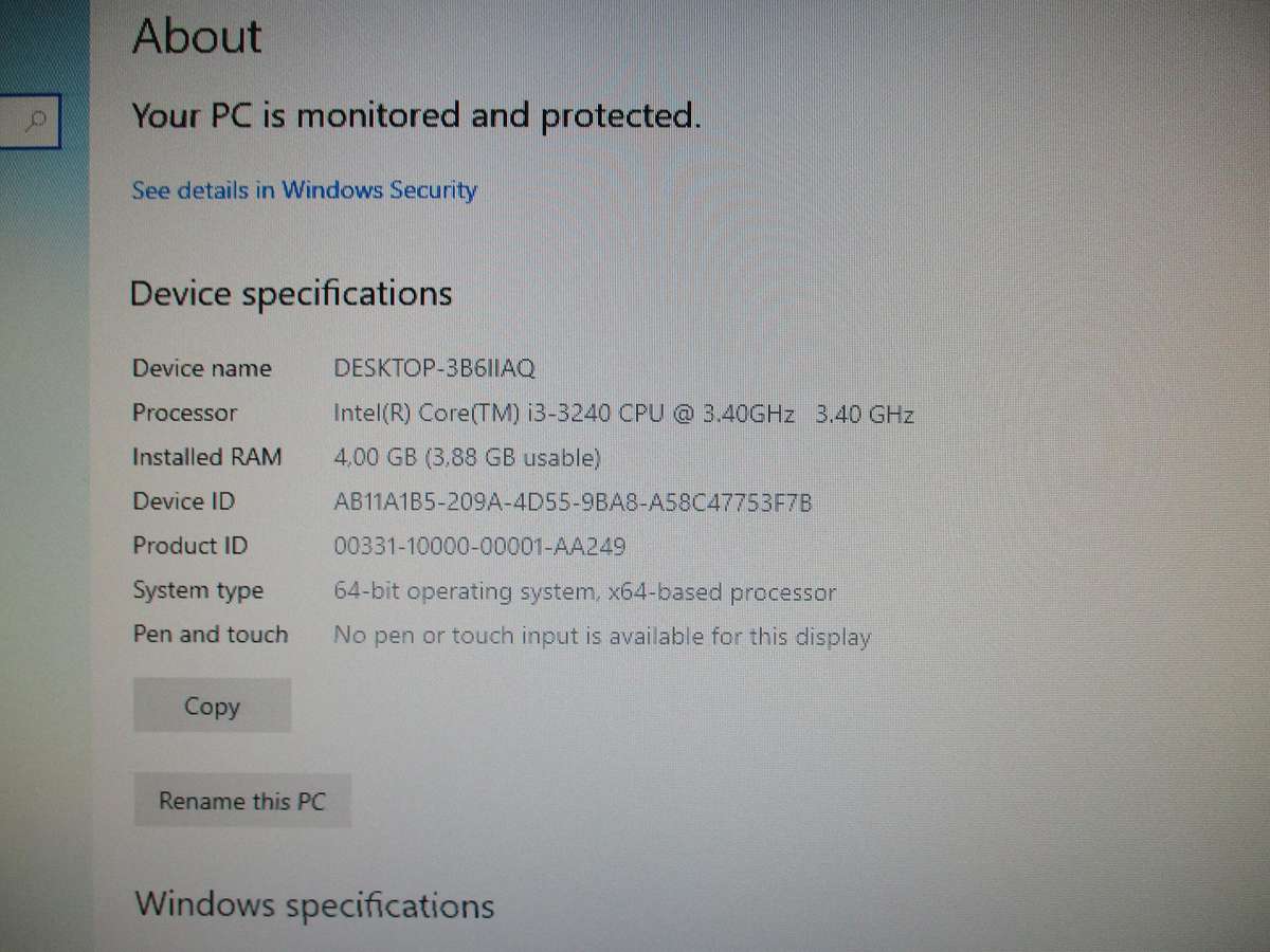 Office PC + Monitor (Bundle)