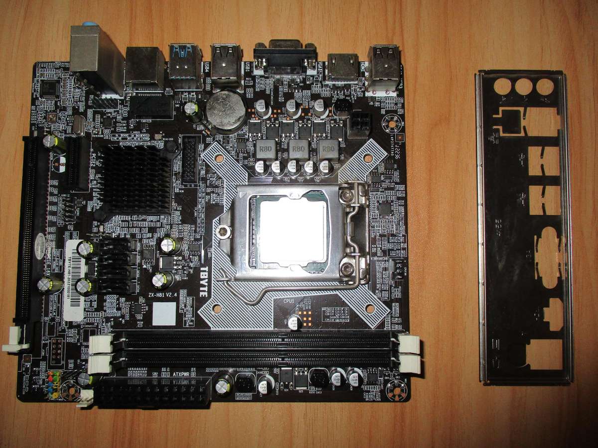 TBYTE ZX-H81 Motherboard + Pentium G3420