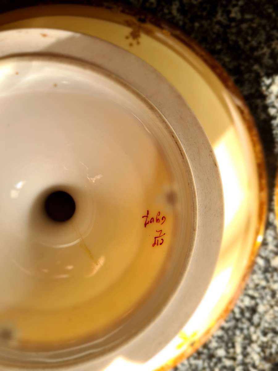 1890's French Limoges Cake stand - set of 2