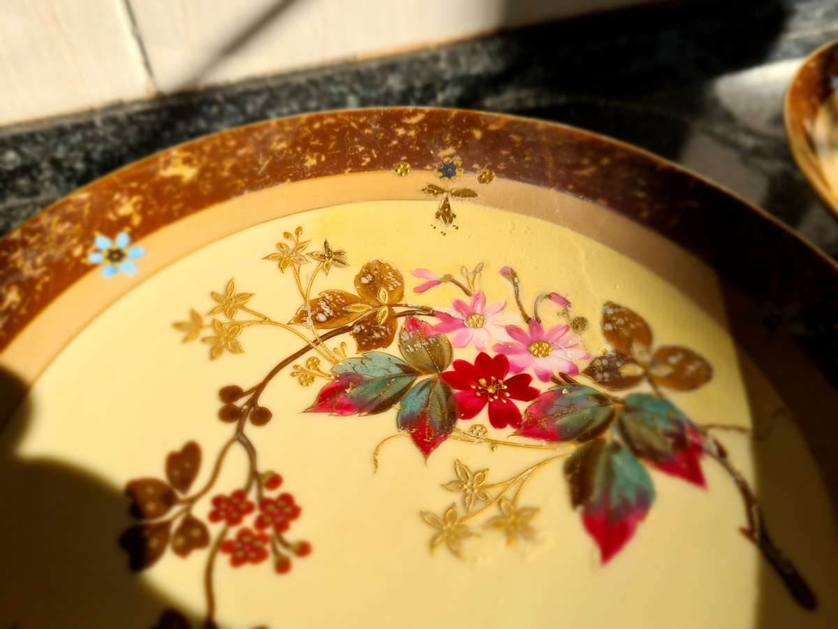 1890's French Limoges Cake stand - set of 2