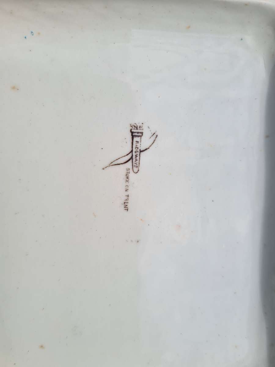 Antique lidded Sardine dish