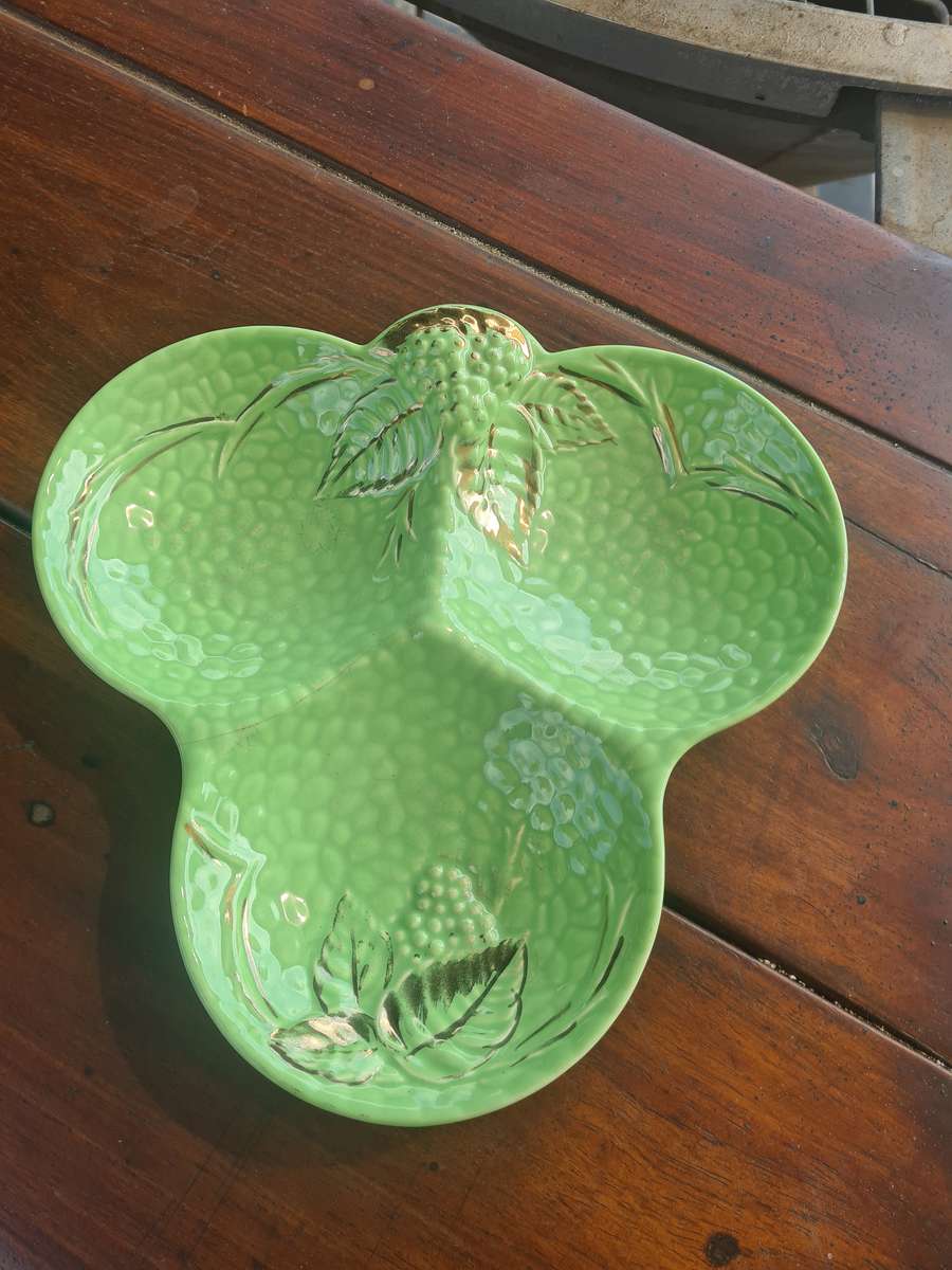 Wade Dish - Emerald Gold England 1950'