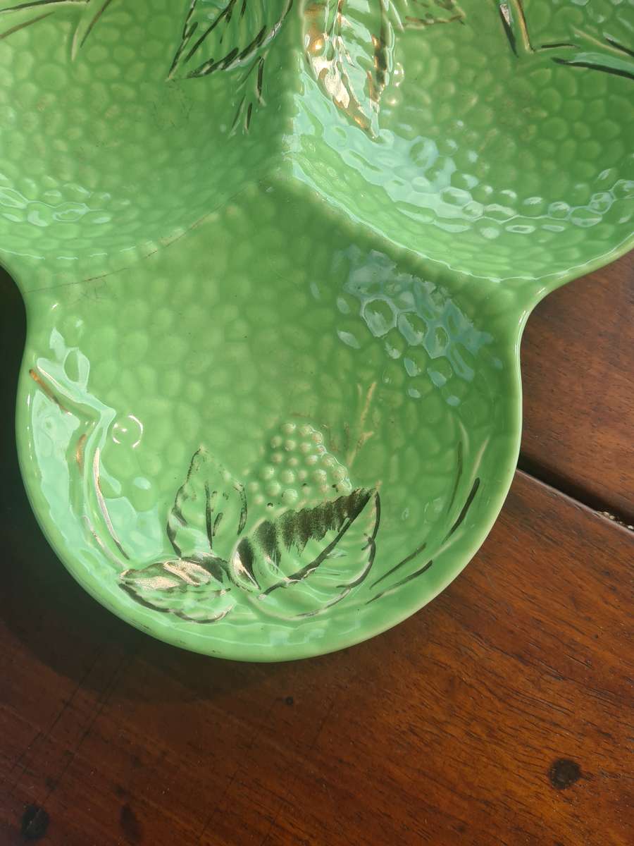 Wade Dish - Emerald Gold England 1950'
