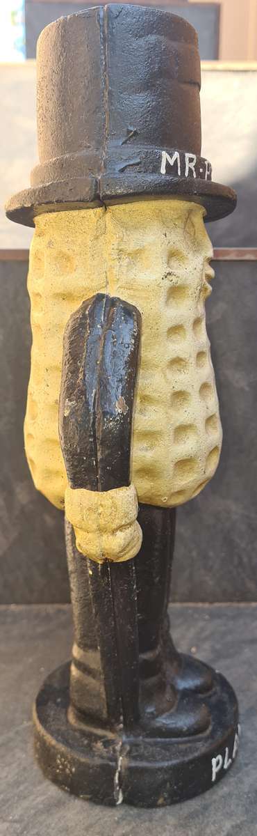 Vintage Planters Mr. Peanut Cast Iron Coin Bank