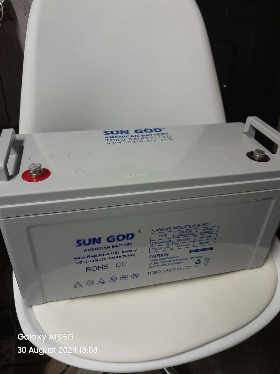 SUN GOD AMERICAN SOLAR GEL BATTERY