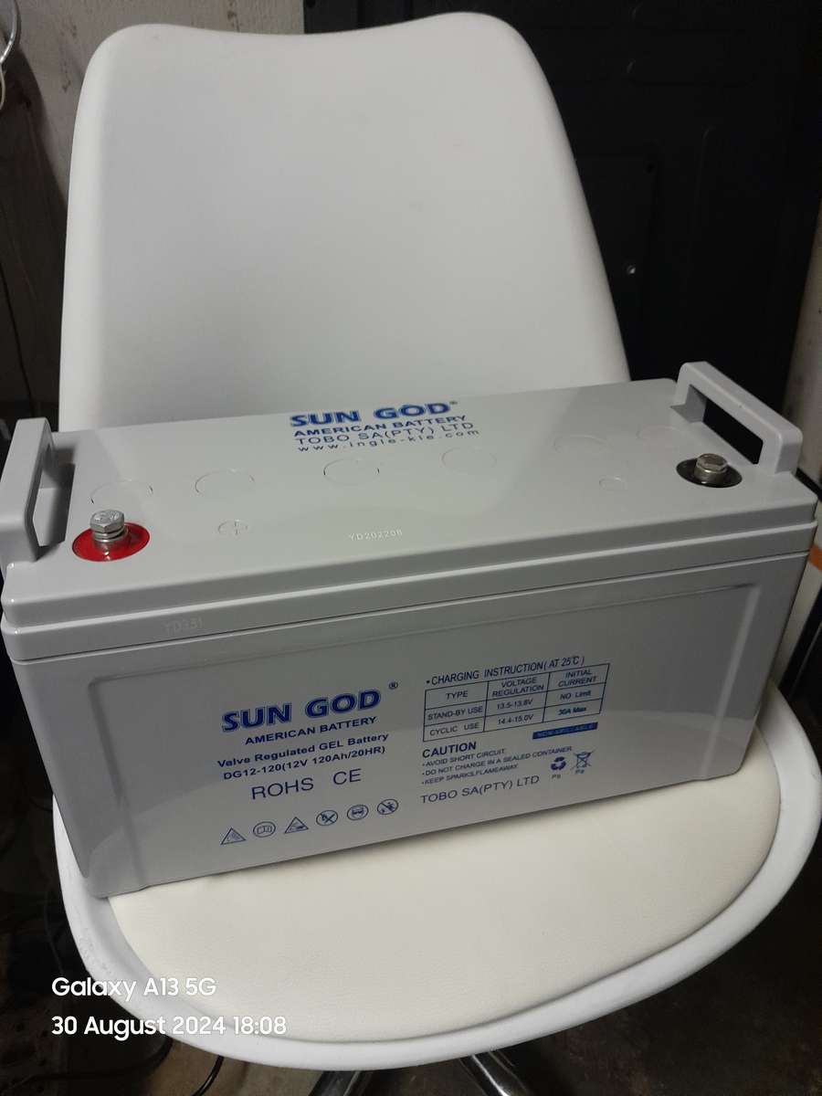 SUN GOD AMERICAN SOLAR GEL BATTERY