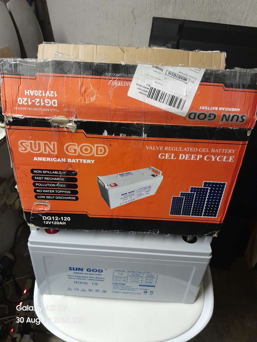 SUN GOD AMERICAN SOLAR GEL BATTERY