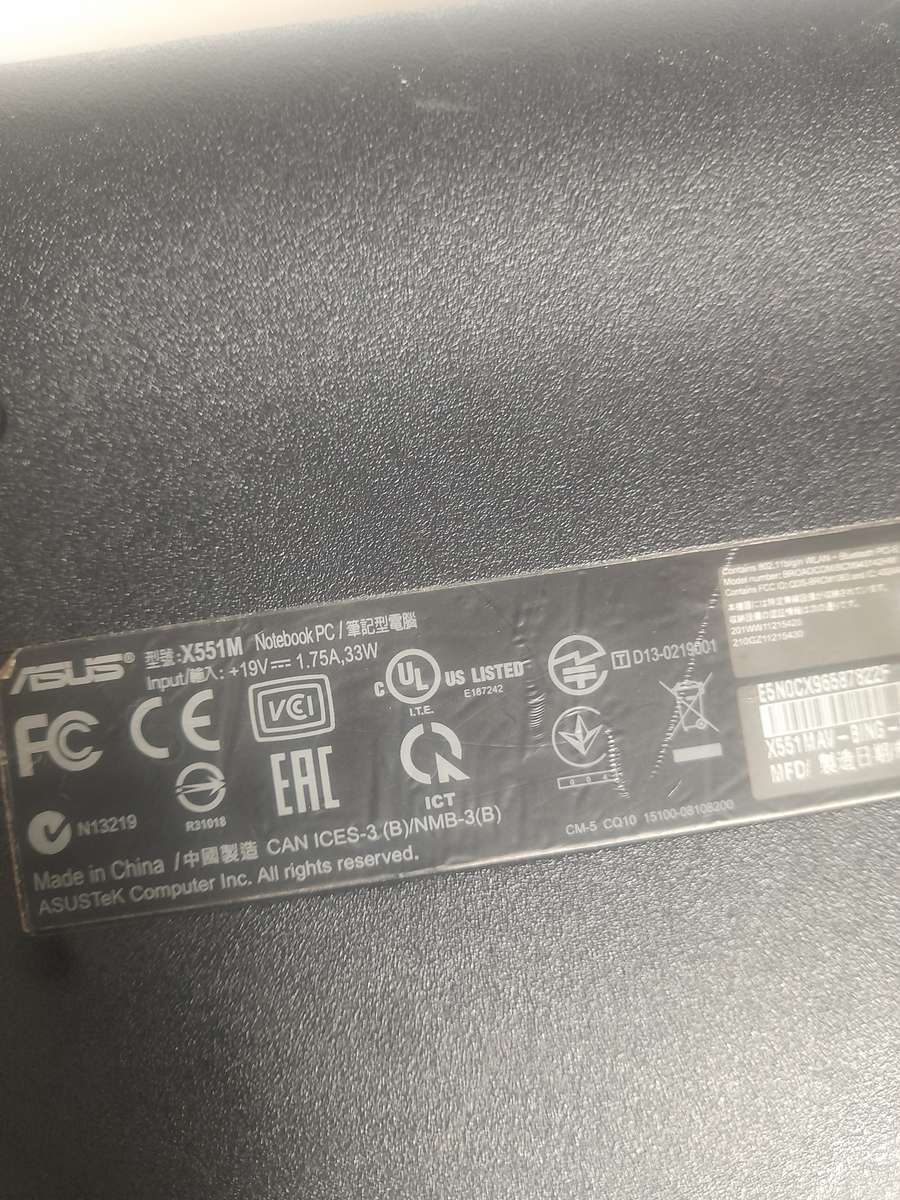 ASUS X551M NOTEBOOK PC