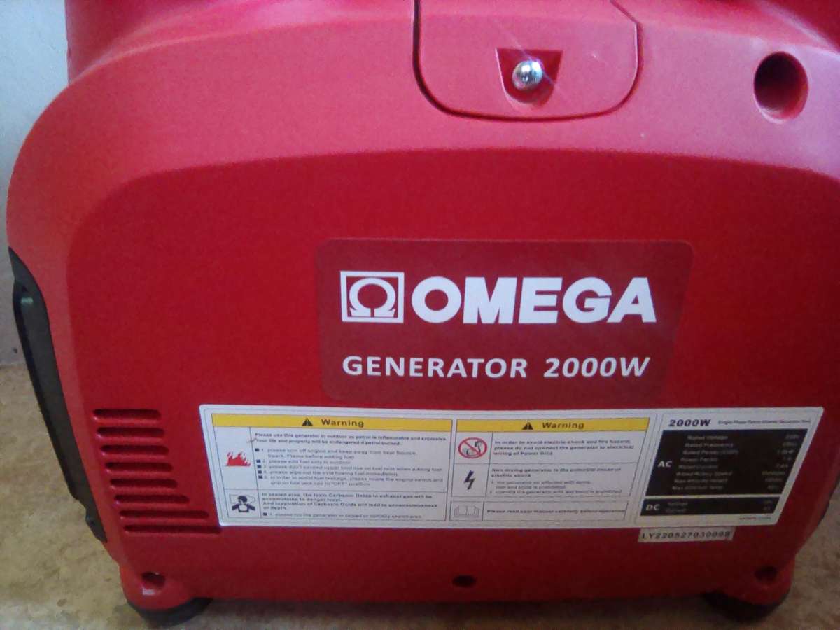 2kW Omega Digital Inverter Petrol Generator 12V DC 230V-50Hz OP-2000IC