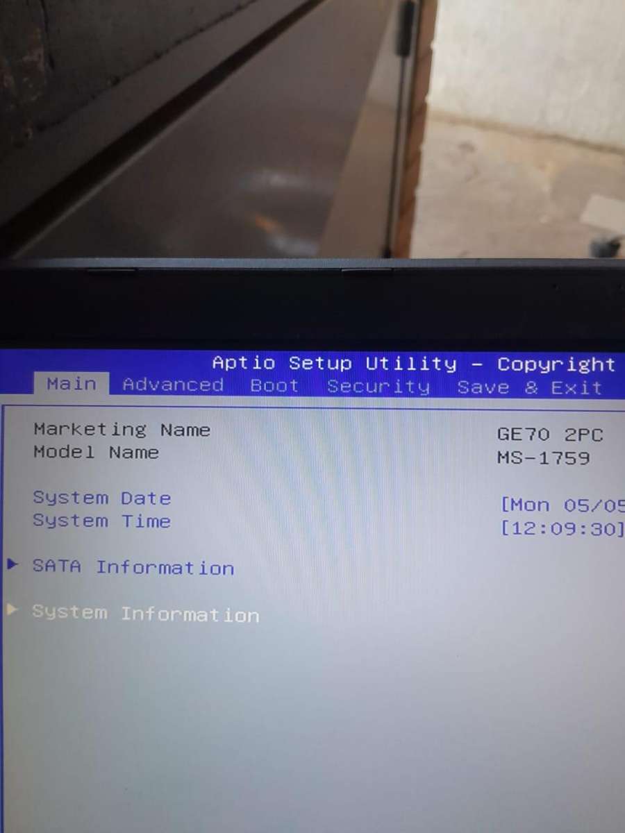 LATE ENTRY MSI MS-1759 GAMING LAPTOP CORE i7 12GB RAM