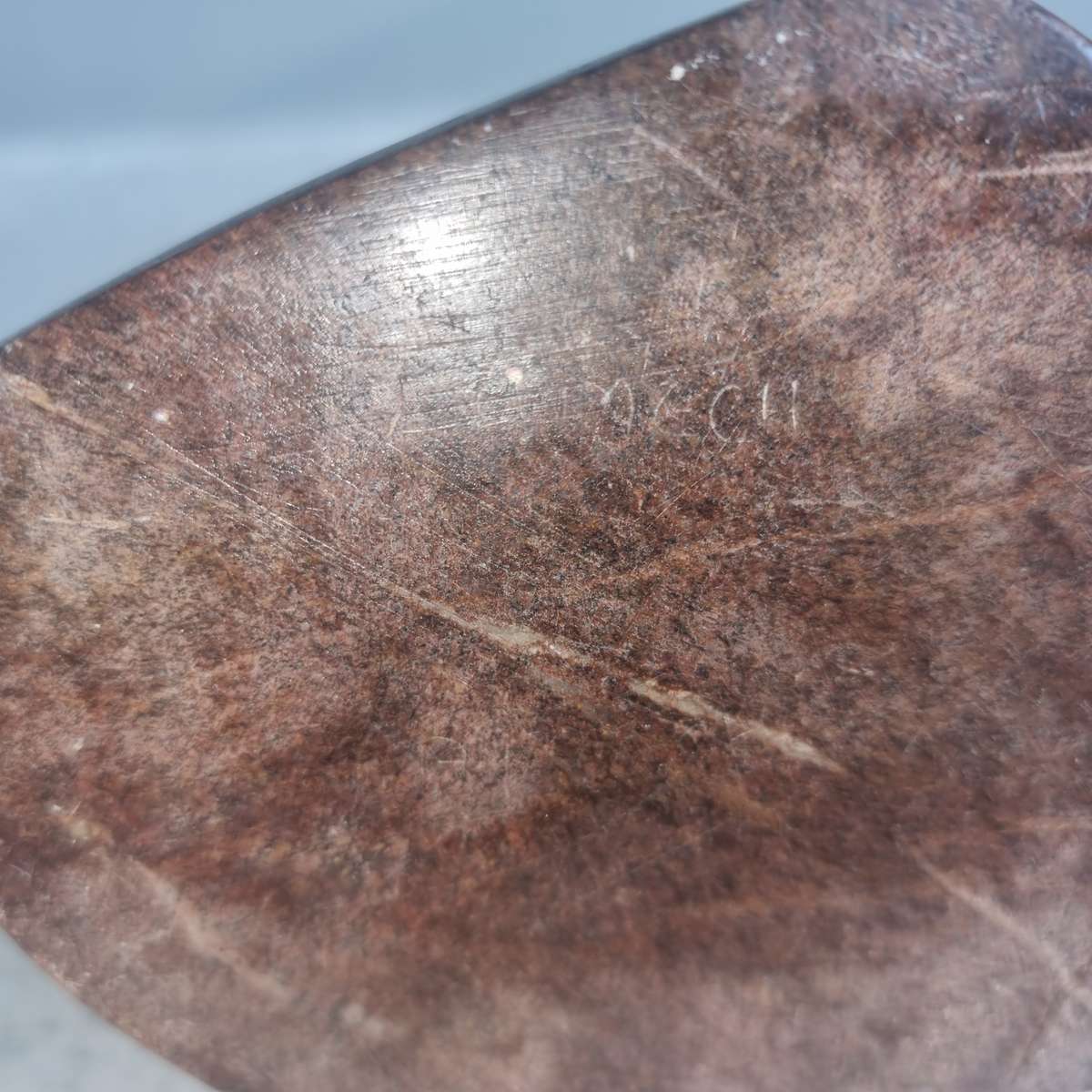 Old Man Smoking a Pipe Soap Stone.