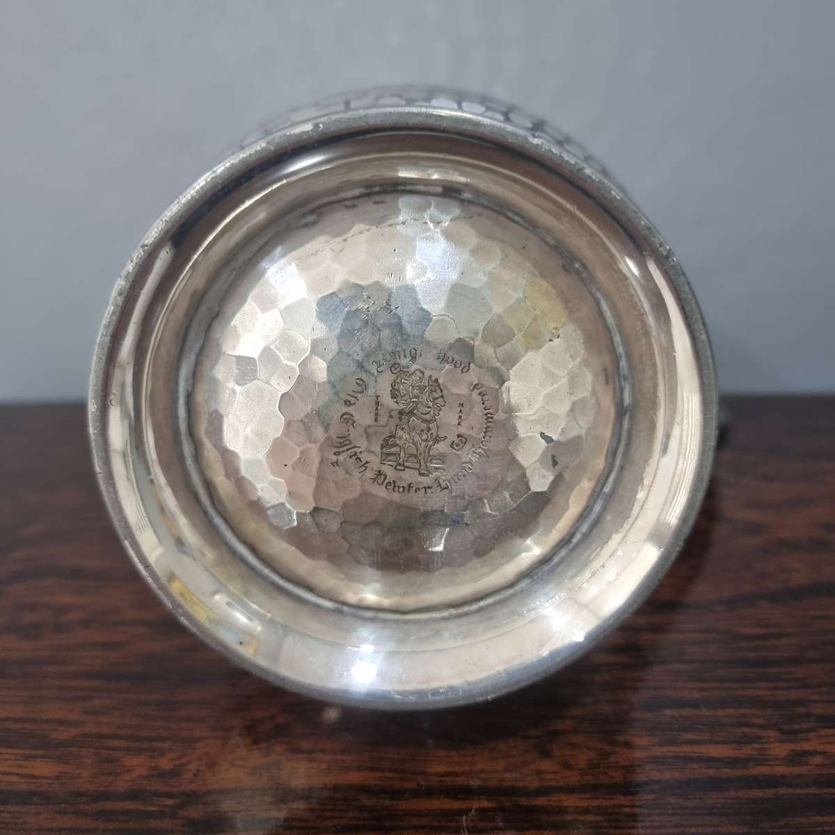 Knighthood Pewter Hand Hammered Teapot