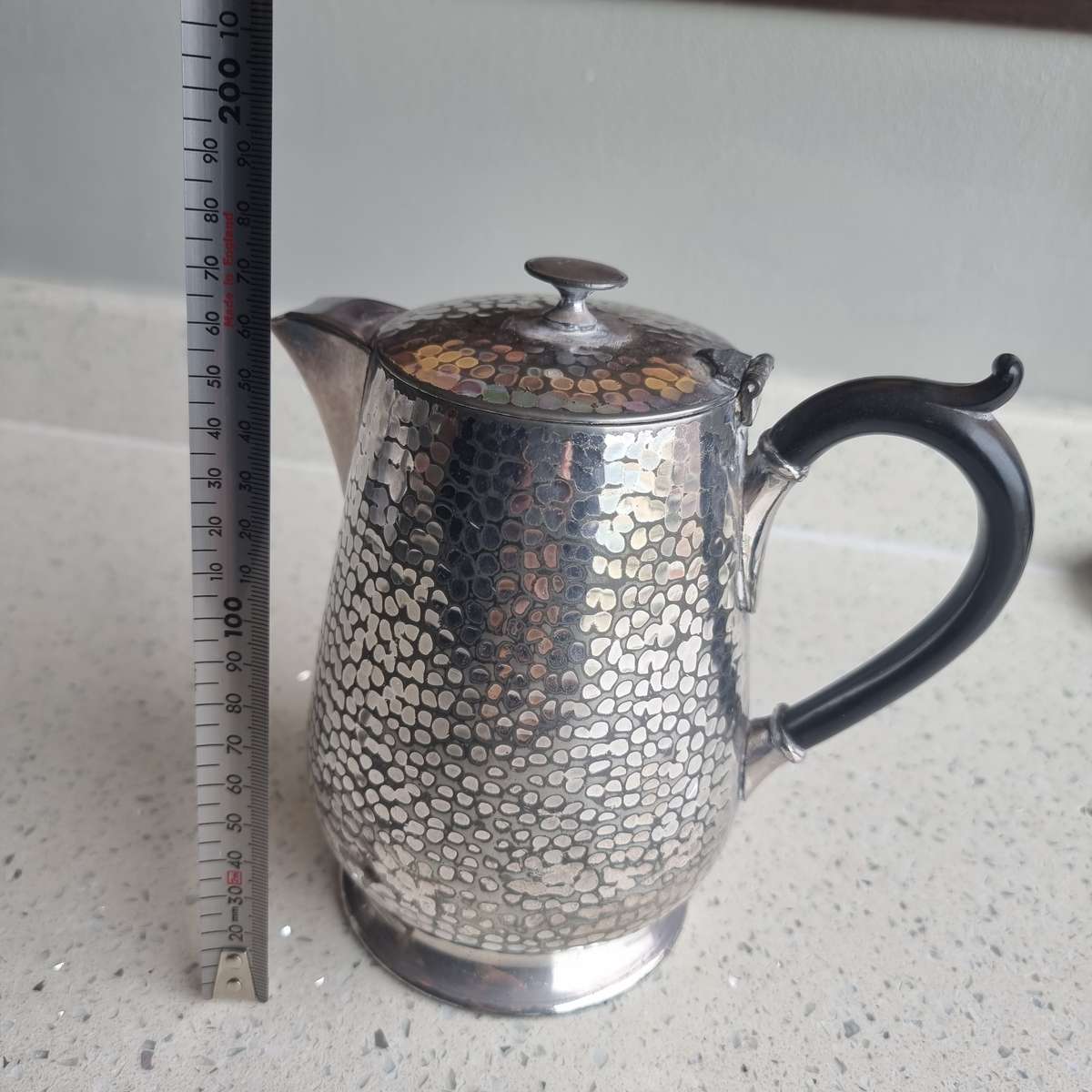 Knighthood Pewter Hand Hammered Teapot