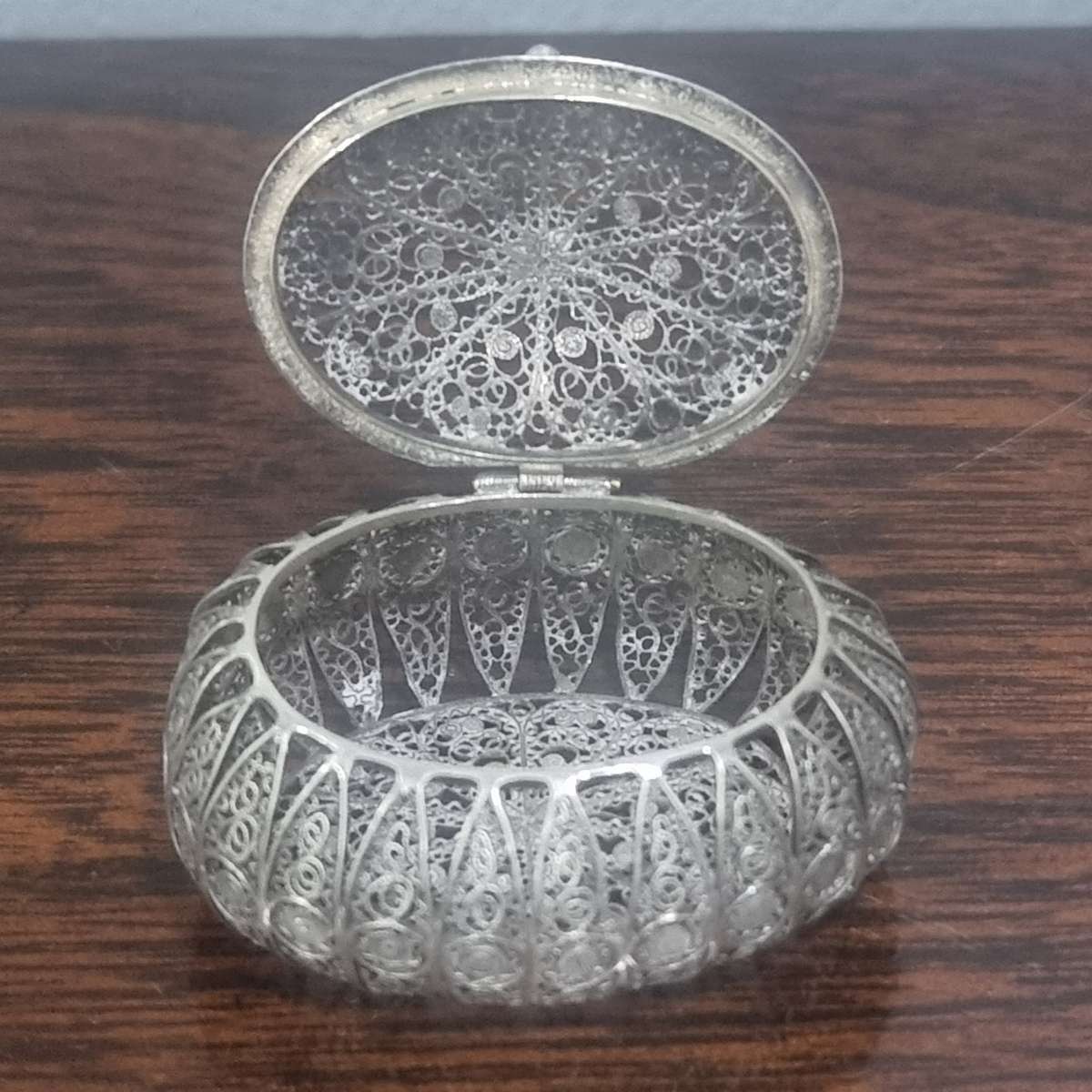 Antique sterling silver Trinket basket 22,1 Grams