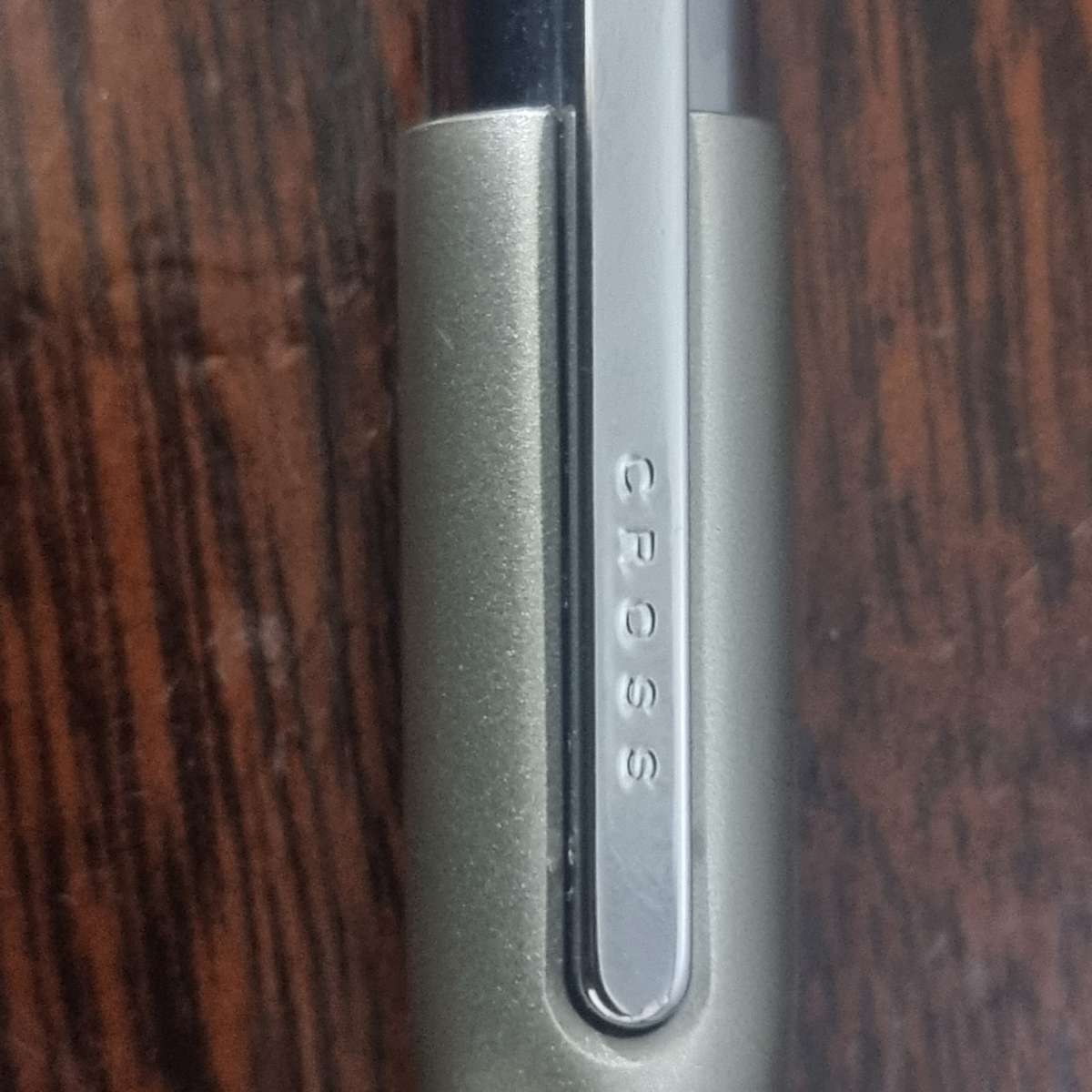 Cross ball point pen silver grey