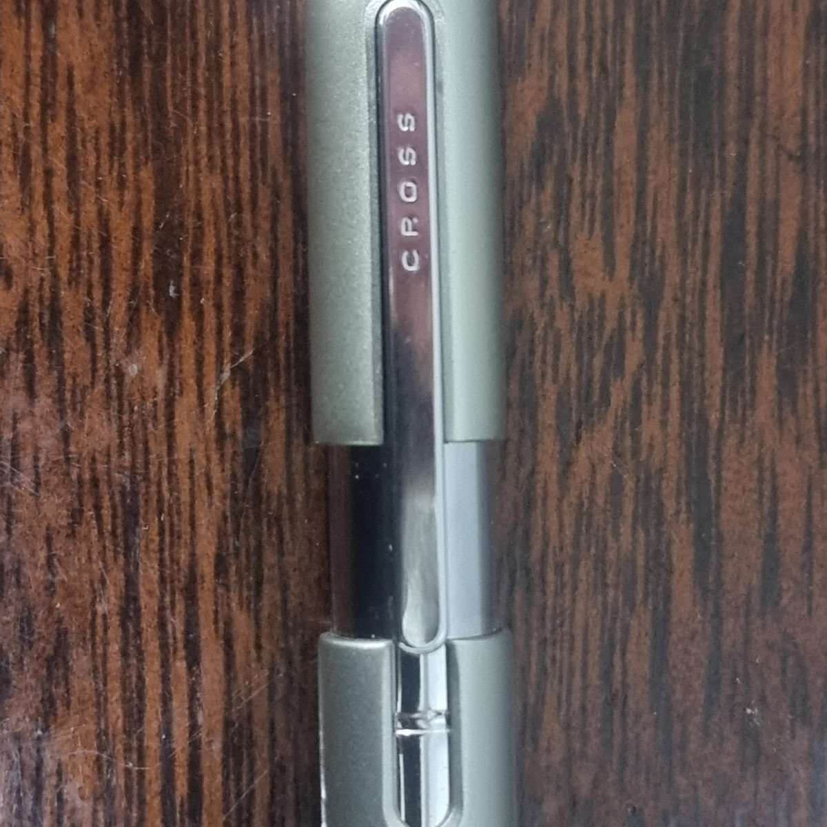 Cross ball point pen silver grey