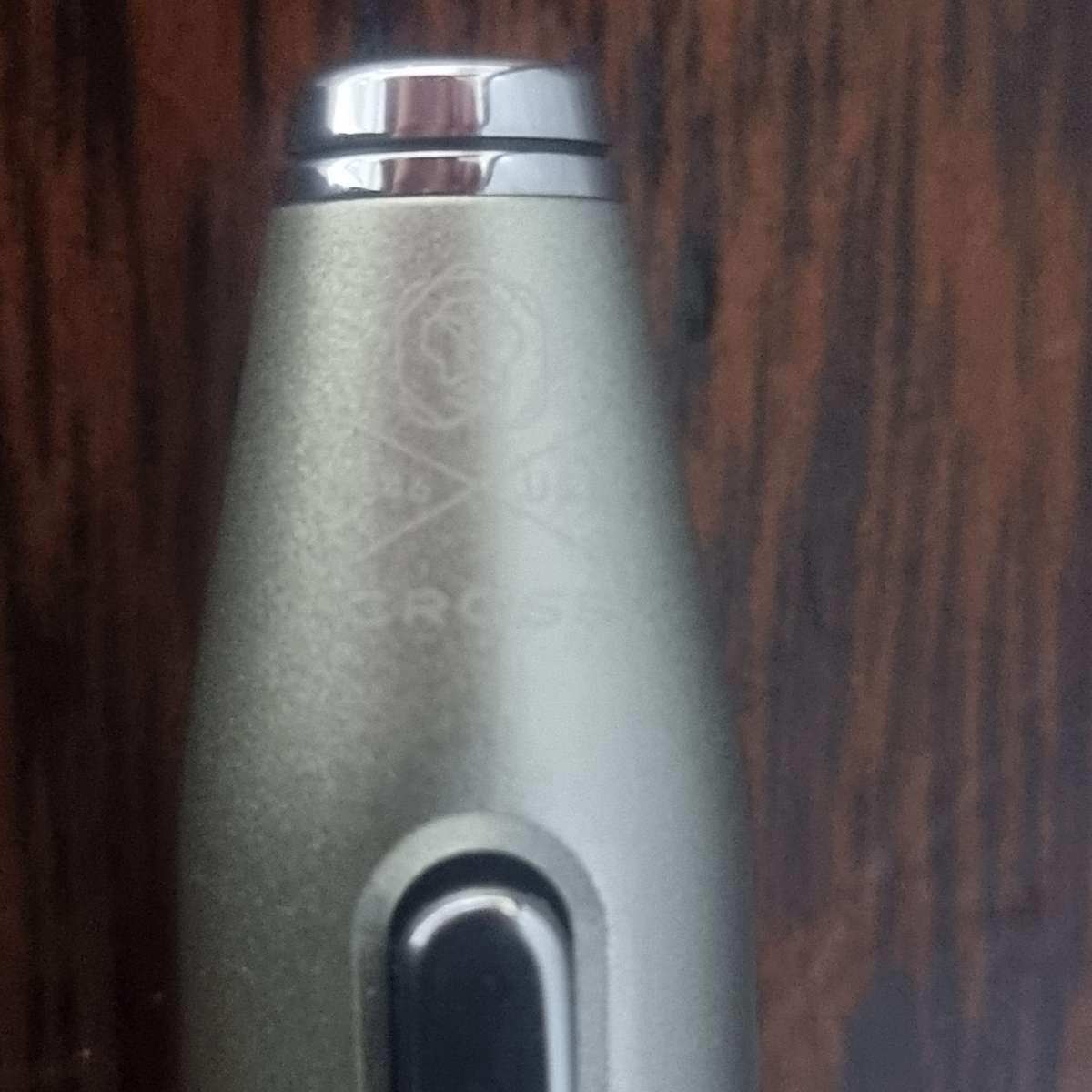 Cross ball point pen silver grey